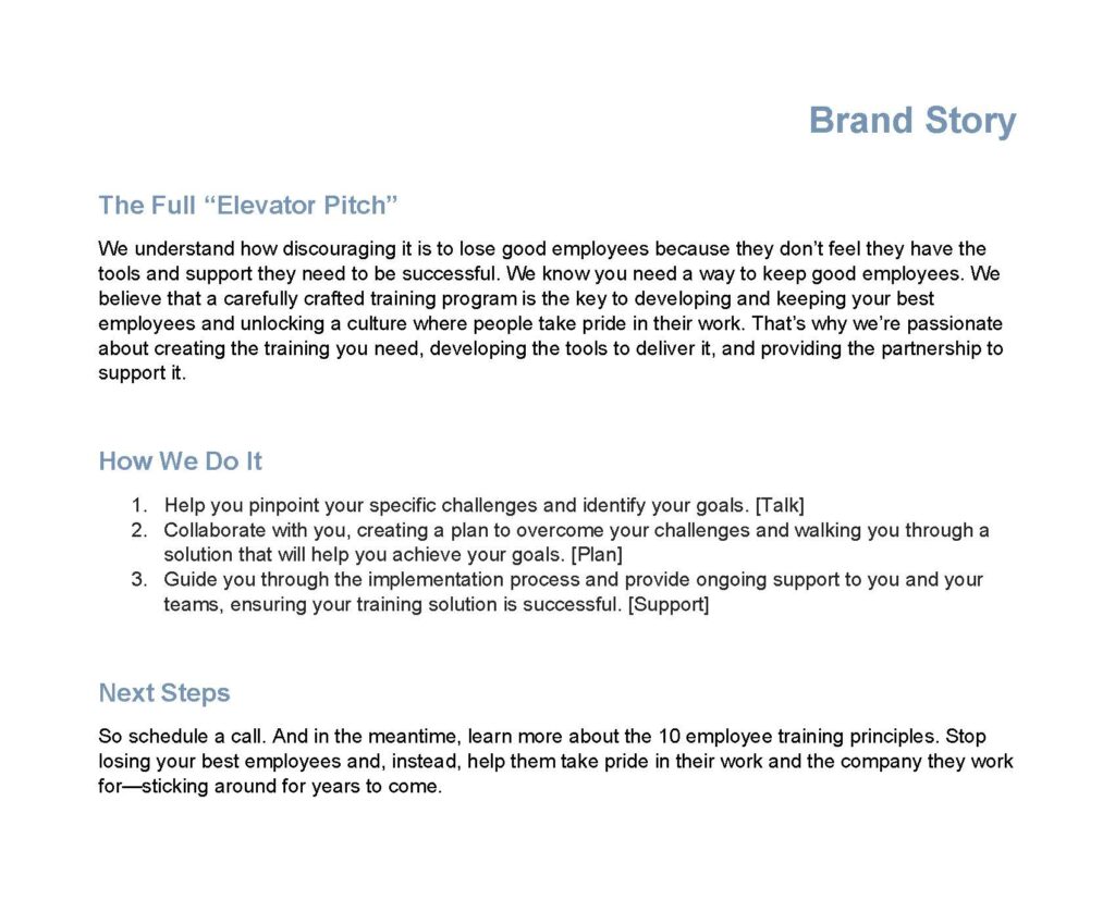 Brand story written by Whitney L. Wagner